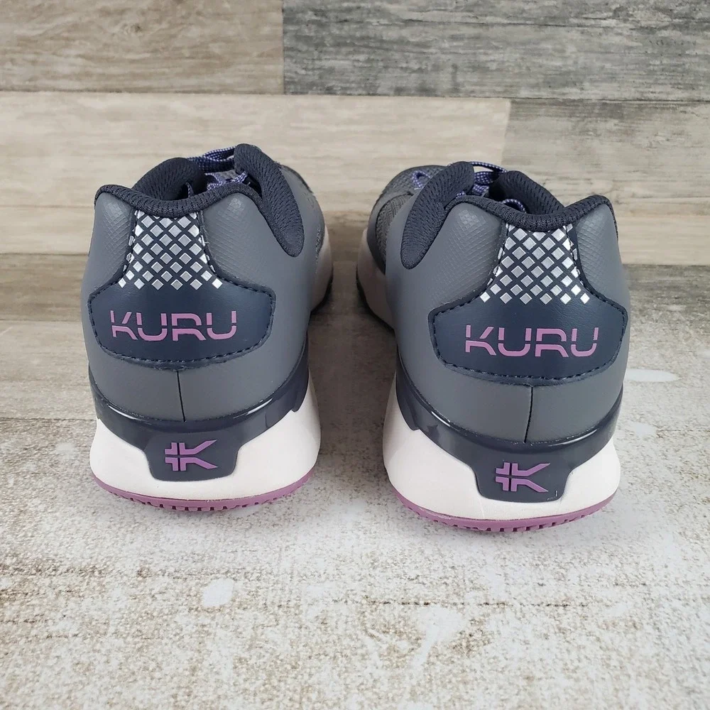 Kuru Quantum 2.0 Womens Shoes Sz 9 W Running Pewter Night Sky Lace Up Sneakers